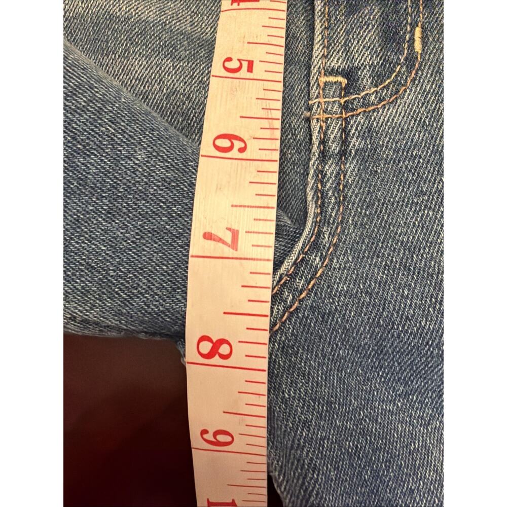 Hollister Low Rise Boot Cut Jeans 8R Stretch Waist Embroidery Pockets 29x31 Y2K - Picture 5 of 11
